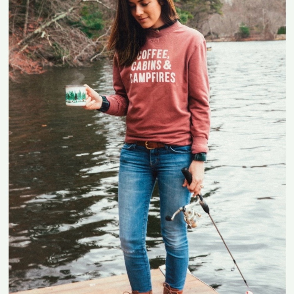 Kiel James Patrick Pink Sweatshirt with Cozy Print - Picture 4 of 4